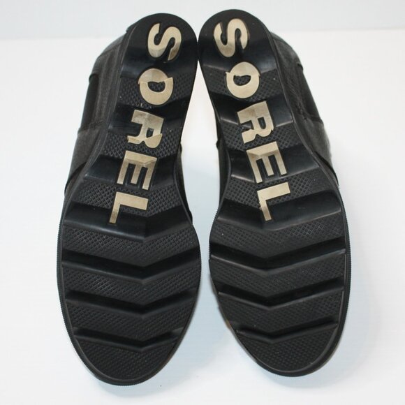 Sorel Joan of Arctic II Waterproof Wedge Booties Black Boots in size US 9 M - Picture 9 of 9